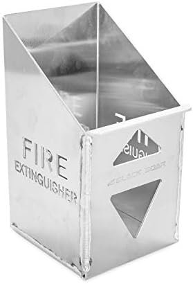 Fekete Vadkan Alumínium tartó Zárt Utánfutó/Garázs | Biztonságosan Tartja a 5lb. tűzoltó Készülék | Tartós szerkezet | Könnyen Telepíthető