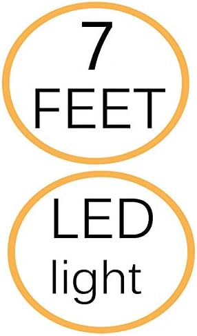 (7 láb) HÁLÓZATI Adapter Fali Töltő Dacos 99426 Újratölthető LED Reflektor Fénybe DC Akkumulátor Tápegység TÁPEGYSÉG Hálózati Kábel, 7 Méter,