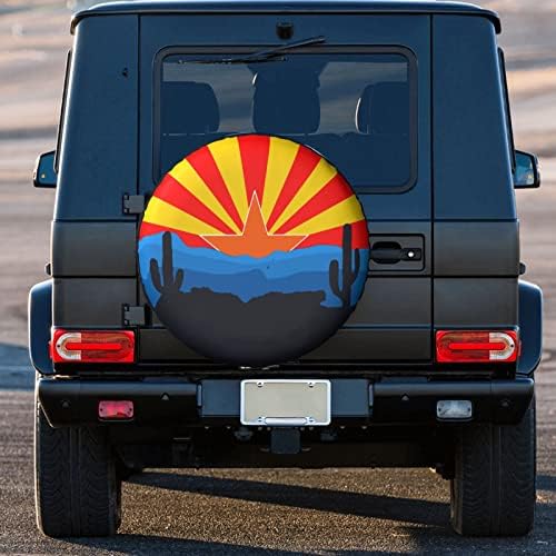 Arizona Zászló Gumi Fedél Pótkerék Fedél Pótkocsi Jeep TEREPJÁRÓ, 16 col