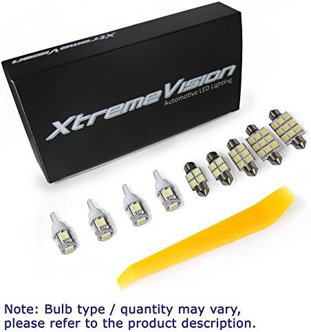 XtremeVision Belső LED-Honda Accord 2003-2012 (12 Db) hideg Fehér Belső LED Készlet + Telepítési Eszköz