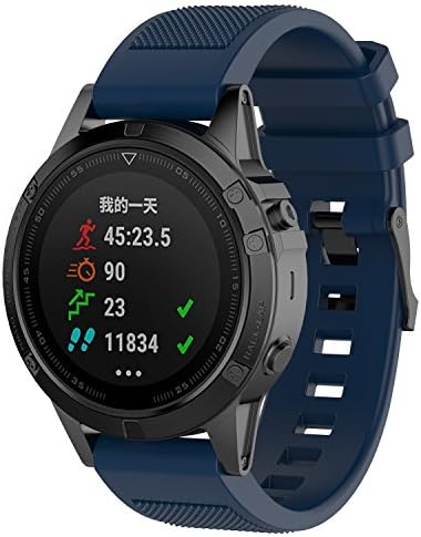 Csere Zenekarok Kompatibilis Garmin Megközelítés S62 Smartwatch, Szilikon Zenekar 22mm gyorskioldó Gumi Heveder Watch Zenekarok