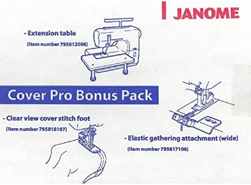 Janome CoverPro Bónusz Csomag 1000CPX / 2000CPX