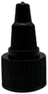 8 oz Lila Boston Műanyag Palackok -12 Pack Üres Üveget Újratölthető - BPA Mentes - illóolaj - Aromaterápia | Fekete Twist Top Kap -