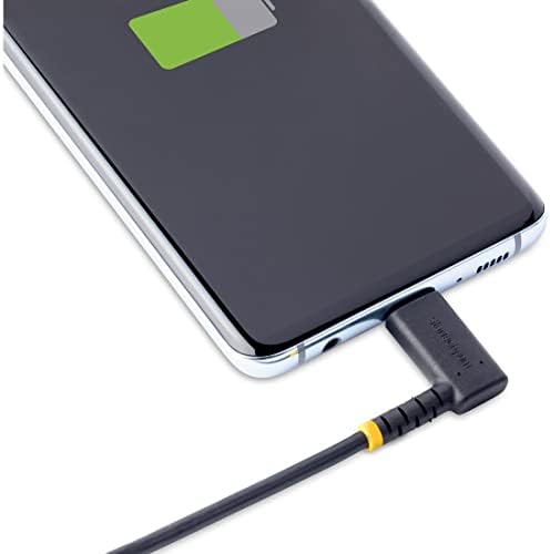 StarTech.com 3ft (1m) Tartós USB-C-Lightning Kábel - derékszögű nagy teljesítményű USB Típus-C-Villám Töltő/Szinkron Kábel
