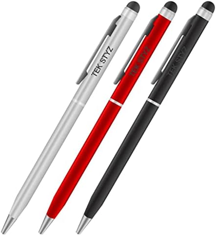 PRO Toll Samsung SM-J330F/DS Tintával, Nagy Pontosságú, Extra Érzékeny, Kompakt Formában az érintőképernyők [3 Pack-fekete-Piros, Fekete-Ezüst]