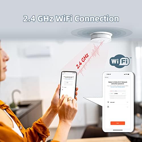 SITERWELL 2.4 G WiFi füstérzékelő Szén-Monoxid Érzékelő Combo 3 Csomag
