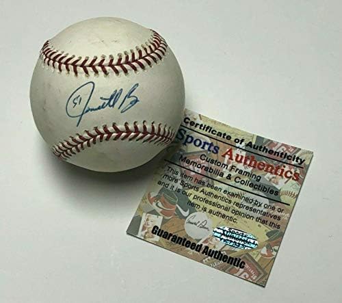 Jonathan Broxton Aláírt Major League Baseball, MLB *Dodgers Sport Authentics COA - Dedikált Baseball