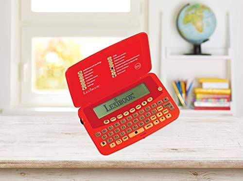 Lexibook A hivatalos Scrabble Játékos Szótár, praktikus, kis súlytalan formátum, Beépített jog dial tárcsát a bal oldalon,