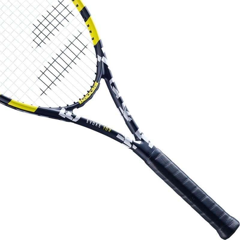 Babolat Idézi 102 Felfűzve Teniszütő (Fekete/Sárga) a Csomagban egy RH3 Alapvető Tenisz Táska