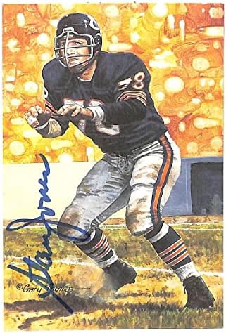 Stan Jones Aláírt gólvonalon, Art-Kártya mlcsz-nek Dedikált Medvék 87971 - Dedikált NFL Labdarúgó-Kártyák