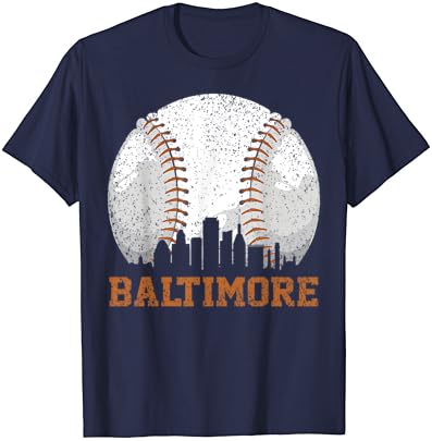 Évjárat Baltimore-i Városkép Baseball Szerető, Játékos, mind a Szurkolók Póló
