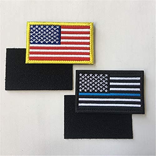 A csomag 12 Db USA Zászló Javítás Vékony Kék Vonal Taktikai Amerikai Zászló MINKET Egyesült Államok Katonai Foltok Beállítása, Sapkák,Táskák,Hátizsákok,Taktikai