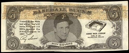 1962 Topps Roy sievers-t (Baseball Kártya) SZEGÉNY