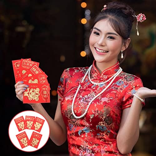 30db Kínai Új Év a Vörös Borítékok Évben A Hong Bao 2022 sok Szerencsét Red Csomagok Esküvő, Születésnap Tavaszi Fesztivál