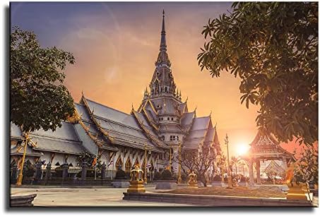 Yodaliy Művészeti Thaiföld Grand Palace Poszter Wall Art Vászon Festmény Modern Poszterek, Nyomatok, Fali Képek Nappali,