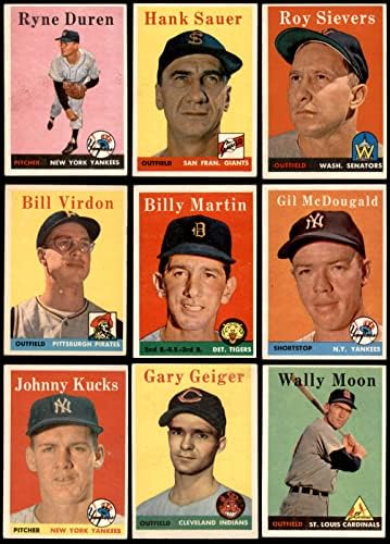 1958 Topps Baseball Közelében Teljes Készlet (Baseball Szett) VG/EX+