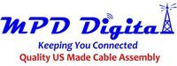 MPD Digitális 58-pl259-so239-10ft RG-58 UHF Férfi-Nő Hosszabbító Kábelre MIL-C-17D a PL259 ÍGY-239 Csatlakozók - Made in USA