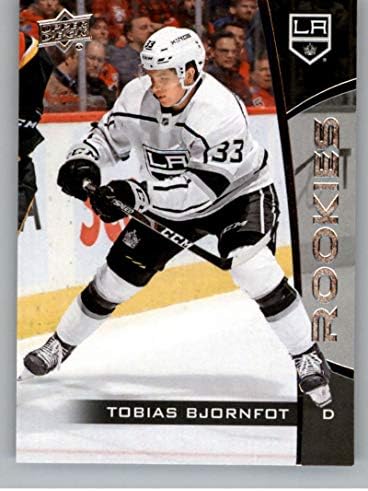 2019-20 Felső szint NHL Újonc (a Kártya A Box Set) 11 Tobias Bjornfot RC Kezdő Los Angeles Kings NHL Jégkorong Trading Card