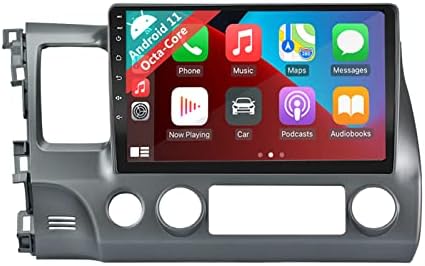 Cocheparts Autó Sztereó Honda Civic Rádió 2006-2011 Android 11, 8-Core/Apple Carplay/Android Auto/DSP/WiFi/4G/Kormánykerék Vezérlő/Bluetooth/GPS(Csak
