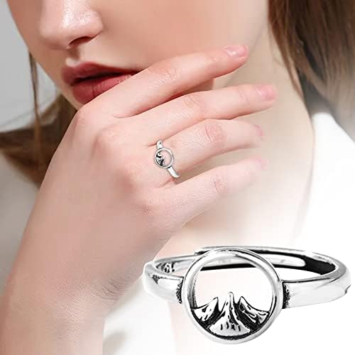 Állítható Gyűrű a Nők - Ujj Gyűrű Rakható Gyűrűk Tizenéves Aranyos Gyűrű, a Tini Lányok -Arany s Ezüst Hang