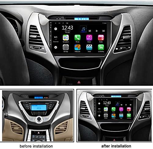 LEXXSON autórádió Hyundai Elantra 2011-2013, Android 11 Fejét Egység Okta, 9 hüvelykes, Nagy Felbontású érintőképernyő Bluetooth