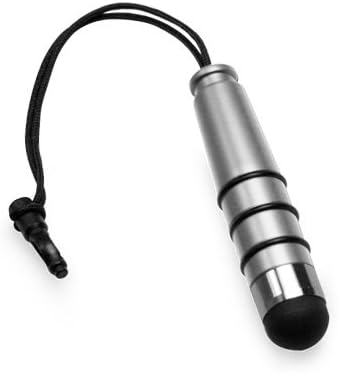 Stylus Toll, BoxWave® [Universal Mini Kapacitív Stylus] Gumi Tipp Kapacitív Stylus Pen Okostelefonok, illetve Táblagépek - Metál Ezüst