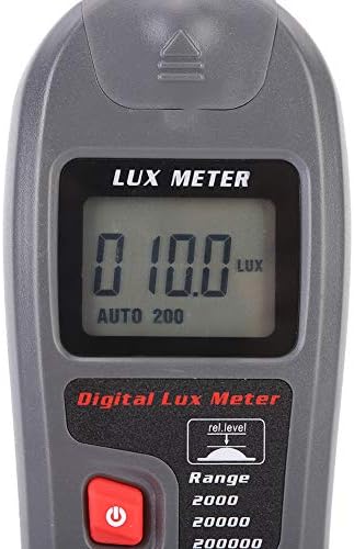GLOGLOW fénymérő, Kézi Digitális Elektronikus Luxmeter fénymérő Illuminometer Fotométer 200.000 Tartomány