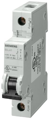 Siemens 5SJ41328HG40 Miniatűr kismegszakító, UL 489 Szavazat, 1 Pólusú Megszakító, 32 Ampere Maximális, Kioldási Karakterisztika D, DIN Sínre