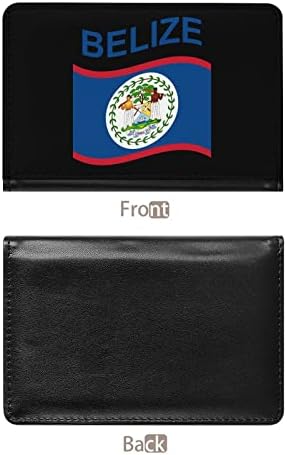 Zászló Belize Nyomtatott Útlevél-tartó Fedelét Pénztárca tok Memóriakártya-Nyílásba PU Bőr Úti Okmányok Szervező Protector