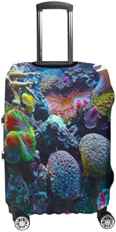 A Korallzátonyok Utazási Csomagokat Burkolata Rugalmas Bőrönd Protector Vicces Nyomtatott Poggyász Kiterjed Illik 19-32 Inch