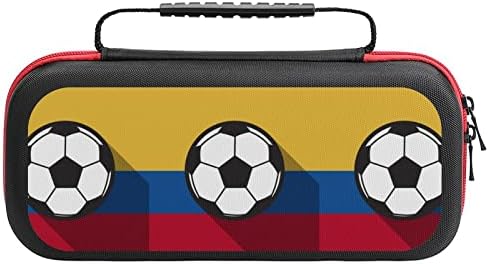 Kolumbia labdarúgás Labdarúgás Zászló hordtáska a Nyomtatás Táska Kompatibilis A Nintendo Kapcsoló Tároló Doboz