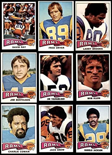 1975 Topps Los Angeles Rams Csapat készen áll a Los Angeles Rams (Set) EX/MT+ Ram
