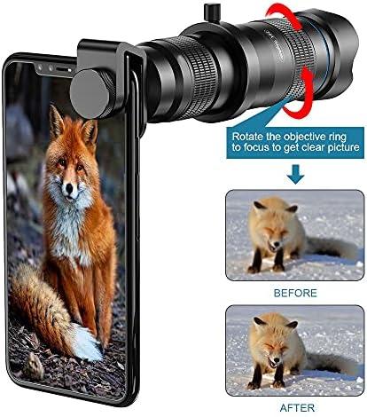 ZSEDP Optikai Telefon Kamera Lencséje 28X Telefotó Zoom Objektív Monokuláris Mini Képkeret, Állvány az Összes Okostelefon (Méret
