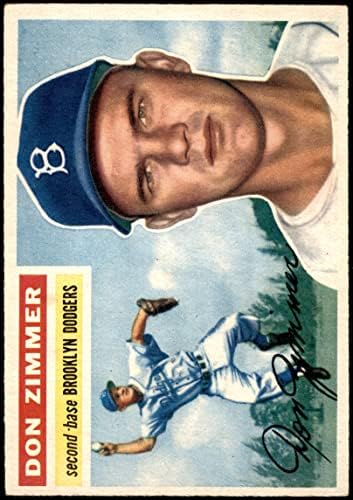 1956 Topps 99-Es Nem Zimmer Brooklyn Dodgers (Baseball Kártya) EX Dodgers