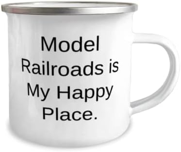 Modell Vasút, A Boldog Hely. Modell Vasút, 12oz Táborozó Bögre, Hasznos, Modell Vasút, Ajándékok, a Barátok, A vonatokat, a Vonat