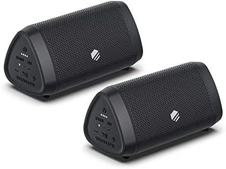 Tech-Life Mini Hordozható Bluetooth Hangszóró - 2-Pack