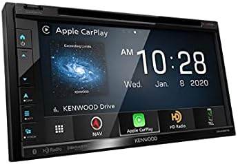 Kenwood DNX697S 6.8 a CD/DVD-Garmin Navigációs Érintőképernyő Vevő w/Apple CarPlay, Android Auto