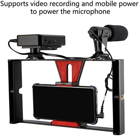 WSSBK Kamera Mikrofon Készlet Videokamera Livestream Felvétel a Szabadtéri Fotózás Élő Interjút Mikrofon