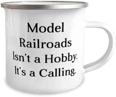 A legjobb Modell Vasút Ajándékok, Modell Vasút, nem egy Hobbi. Ez egy Inspiráló 12oz Táborozó Bögre, A Barátok, A Barátok, a