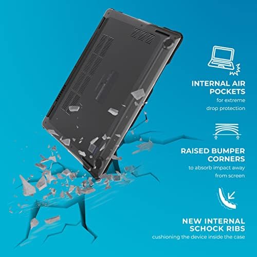 Gumicukor SlimTech Laptop táska Illik Dell Latitude 13 Hüvelykes 5310/5300 (2 az 1-ben). Célja a K-12 Diákok, Tanárok, valamint a Tantermek