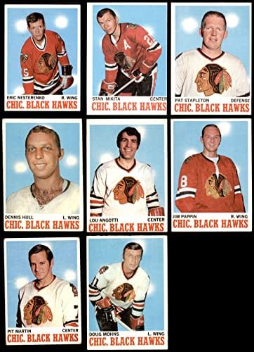 1970-71 Topps Chicago Blackhawks Csapata Meghatározott Chicago Blackhawks (Set) VG+ Blackhawks