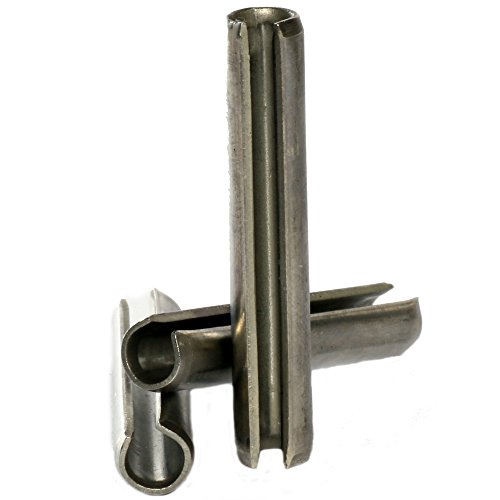A2 Rozsdamentes Acél Lapos Tavaszi Feszültség Csapok Roll Pin DIN1481 M5 x 32-100 Csomag