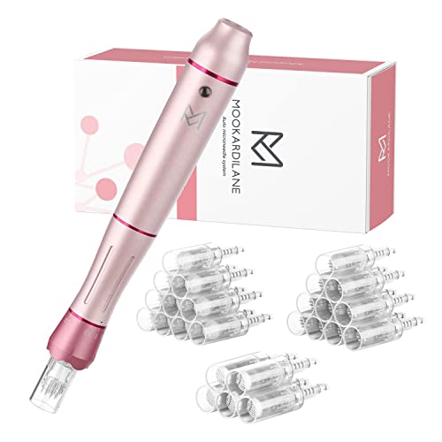 MOOKARDILANE Szakmai K7 Vezeték nélküli Dermapen bőrápoló Eszköz Készlet 0,25 mm, az Arc, Test Elektromos Rózsaszín Derma Pen