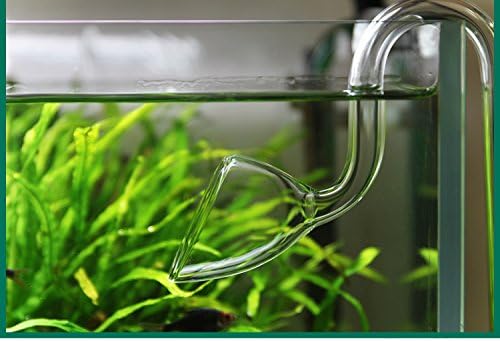 JARDLI Üveg Lily Cső Mini-Beáramlás Kiáramlás Meghatározott 10mm 9/12mm-es Cső - Nano Akvárium Ültetett Tartály Aquascaping