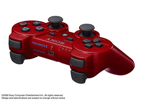 PlayStation 3 Dualshock 3 Vezeték Nélküli Kontroller (Piros) (Felújított)