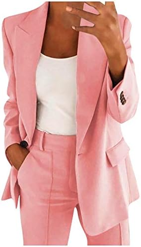 Női Blézer & Ruha Kabátok Szakmai Outwear Nyissa ki az Elülső Vékony Kabát 2023 Divat Blézer