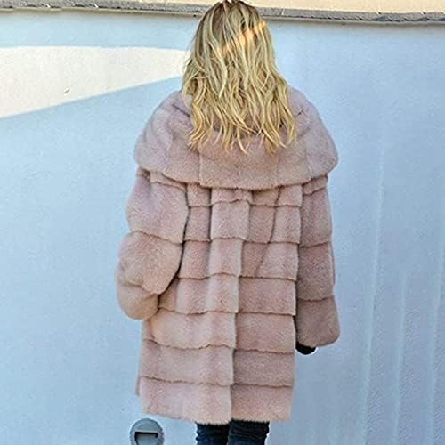 GYERÜNK Nyaralás, Téli Tunika Kabátok Női Modern Hosszú Ujjú Zip Bolyhos Kabátok Laza Kapucnis Meleg Szilárd Kardigán
