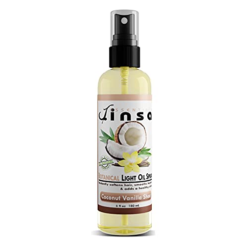 Jinsa Essentials | Botanikus Fény Olaj Spray | - ban Természetes Növényi Összetevőkből | Hidratálja a Hajat Anélkül, hogy Építsd Fel