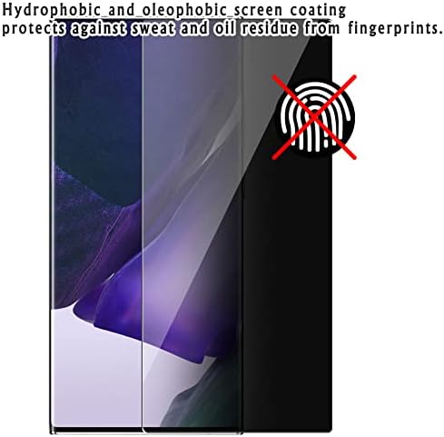 Vaxson Adatvédelmi képernyővédő fólia, kompatibilis Sony Cyber-shot DSC-W270 Anti Kém Film Védők Matrica [ Nem Edzett Üveg ]