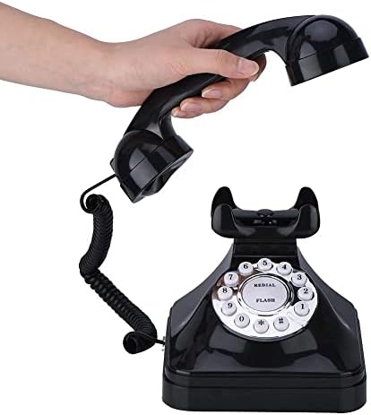 SDFGH Vintage Vezetékes Telefon Retro Stílusú Régimódi Telefon Asztal Telefon Multi-Function Flash Újrahívás Foglalási Számot